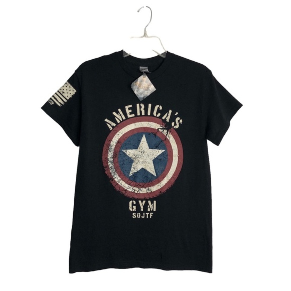 Task‎ Force Gear AMERICA’S GYM SOJTF Graphic Short Sleeve T Shirt S